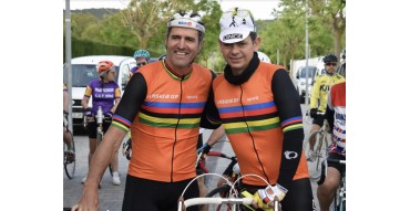 Abraham Olano y Joan Llaneras